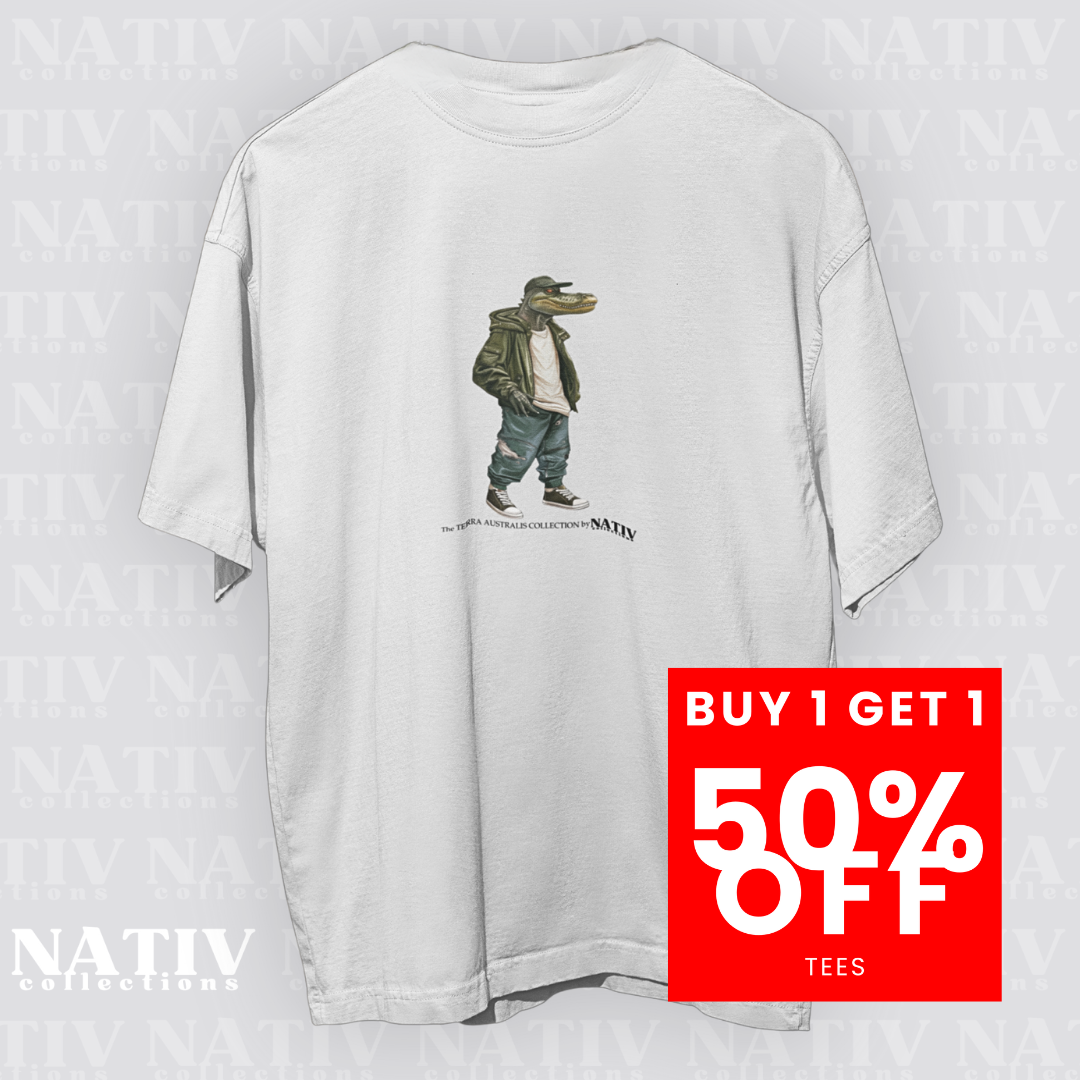CROCODILE ICON TEE Light