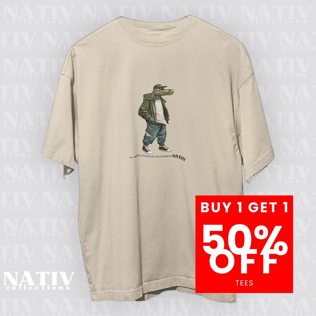 CROCODILE ICON TEE Light