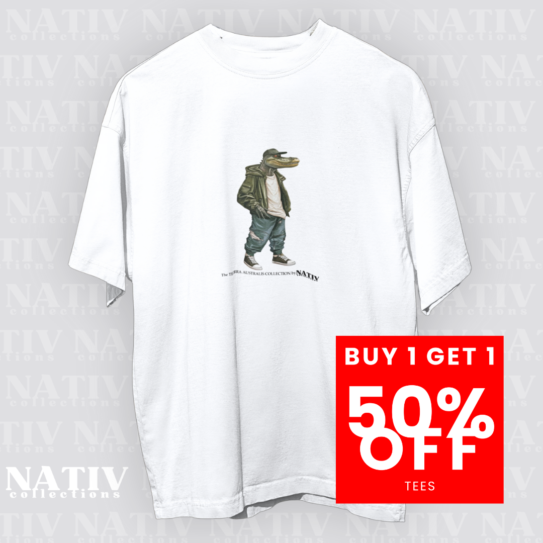 CROCODILE ICON TEE Light