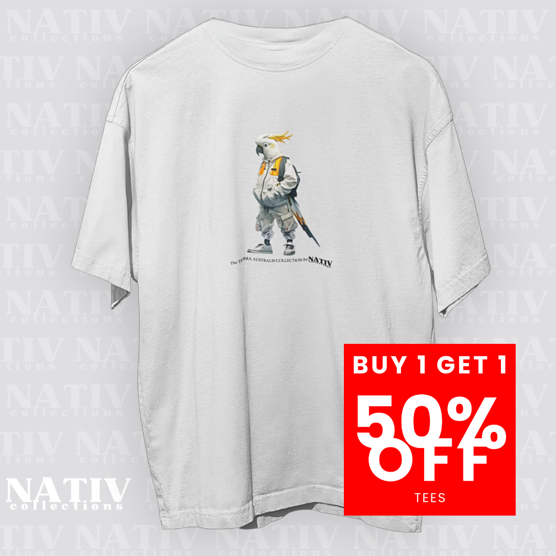 COCKATOO ICON TEE Light