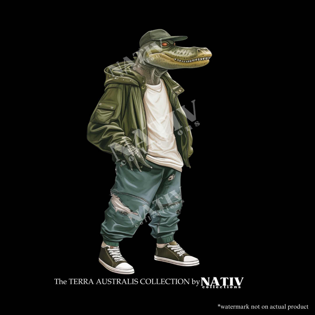 CROCODILE ICON TEE Dark