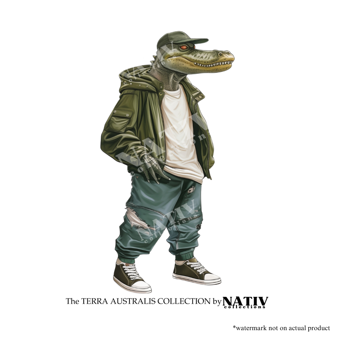 CROCODILE ICON TEE Light