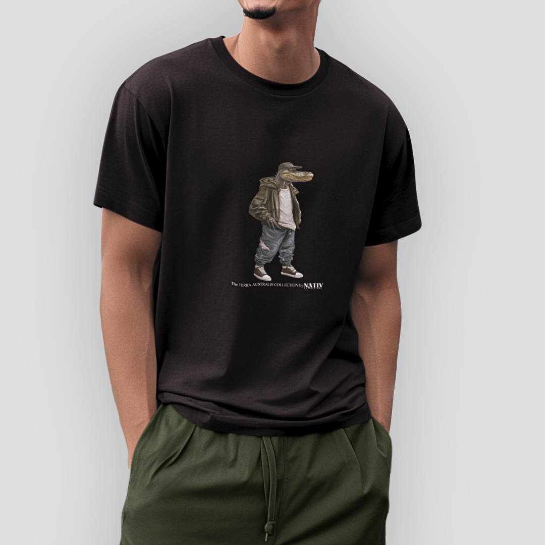 CROCODILE ICON TEE Dark