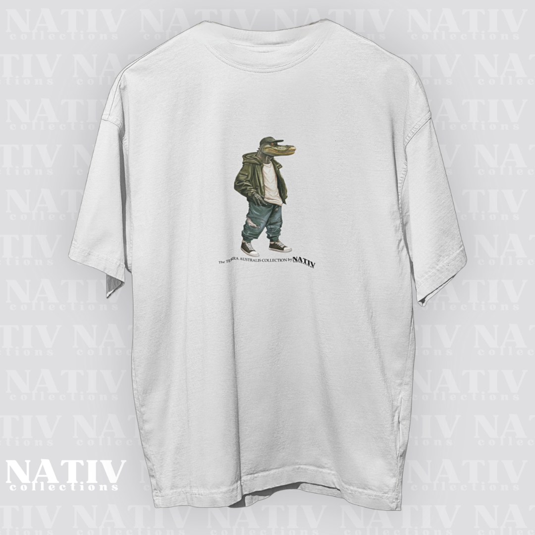 CROCODILE ICON TEE Light