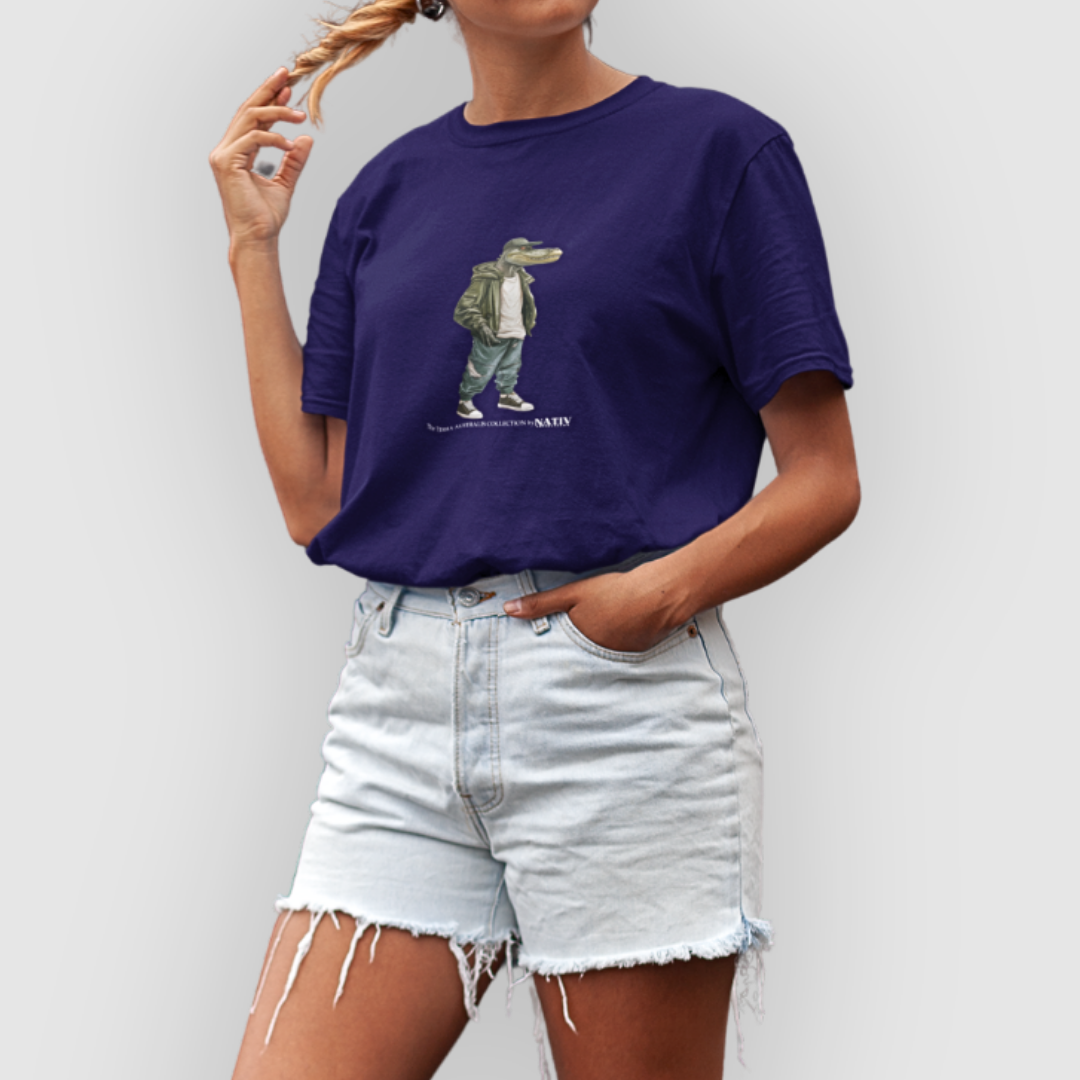 CROCODILE ICON TEE Dark