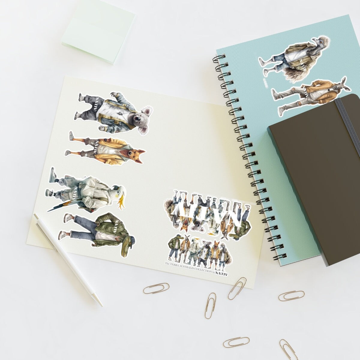 NATIV ICONS STICKER SET (9-Piece Collection)