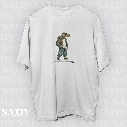 CROCODILE ICON TEE Light