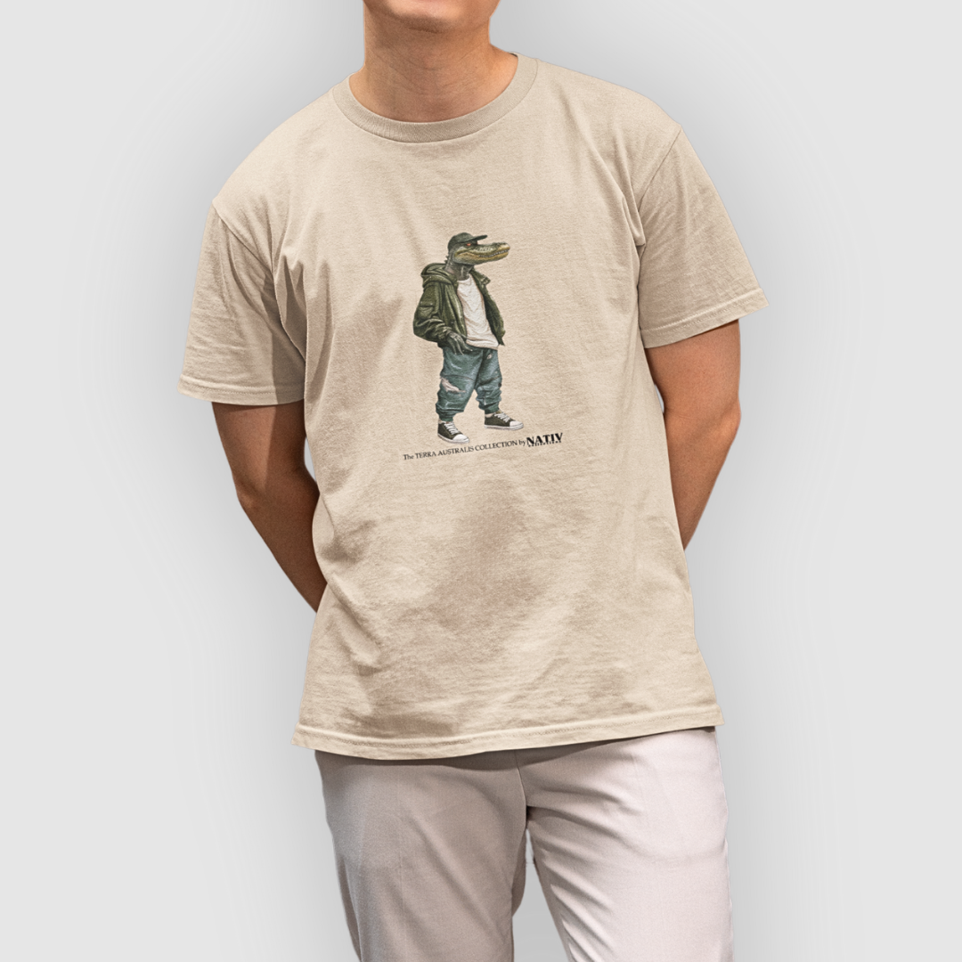 CROCODILE ICON TEE Light