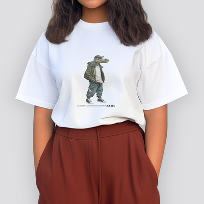 CROCODILE ICON TEE Light
